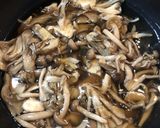 白菜と鶏ひき肉の重ね蒸しキノコあんかけ作り方10写真