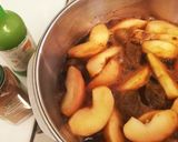 ドライいちじく&リンゴ☆大人の赤ワイン煮作り方2写真