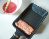 赤のビーツ　やわらかピンクな玉子焼き作り方3写真
