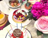 簡単♡エディブルフラワー デコケーキ作り方3写真