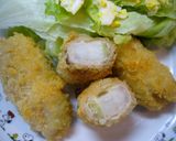 豚のくるくる揚げ♡大根ネギチーズ作り方5写真