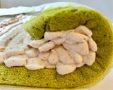 ふんわり抹茶ロールケーキ☆マロンクリーム作り方28写真