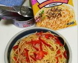 今日の夕飯♪賄い飯！その３☆(パスタ編)作り方1写真