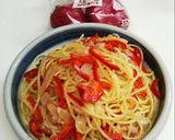 今日の夕飯♪賄い飯！その３☆(パスタ編)作り方7写真