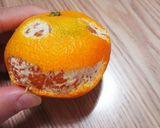 10秒で出来る！ハロウィンみかんのむき方作り方3写真