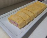 カニカマ卵焼き～カニカマのせ作り方4写真