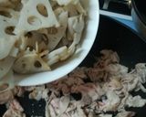 豚肉とレンコンの本つゆ炒め作り方12写真