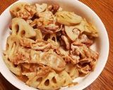 豚肉とレンコンの本つゆ炒め作り方15写真
