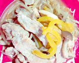 高タンパク豚肉鶏肉のガーリックバター炒め作り方6写真