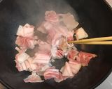 自家製豆板醤の豚バラともやしのピリ辛炒め作り方3写真