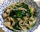 自家製豆板醤の豚バラともやしのピリ辛炒め作り方9写真