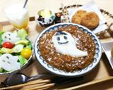 いつものカレーで！簡単ハロウィン(^^)作り方5写真