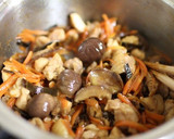 甘栗と鶏もも肉の中華混ぜごはん（もち米）作り方6写真