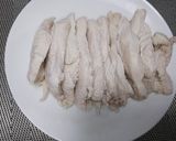 鶏そうめん(温)作り方5写真