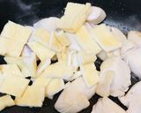 シンプル●薄揚げと鶏肉のあまから炒め煮作り方1写真