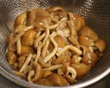 昼夕♪株なめこ納豆ゆで卵パプリカのサラダ作り方3写真