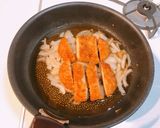 めんつゆ要らず！大葉でさっぱりカツ丼作り方4写真