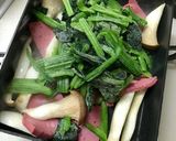 彩り綺麗♪超簡単！ほうれん草炒め作り方4写真