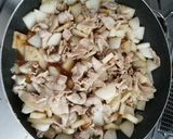 すき焼きのタレで豚バラ大根作り方3写真