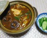 カレー味噌煮込みうどんwithプロテイン作り方6写真