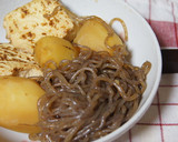 焼き豆腐・糸蒟蒻・じゃが芋の炊いたん作り方5写真