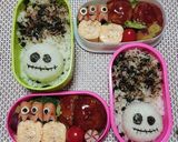 お弁当に☆ジャックのハロウィンおにぎり☆作り方9写真