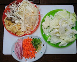 生だしで3種きのことキャベツの炒め物作り方1写真