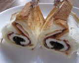 ごま昆布ハムチーのちくわトースト作り方4写真