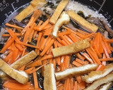 しめじ山菜おこわ～お漬け物使用作り方3写真