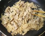 ＊材料４つで＊豚バラとえのきの麺つゆ炒め作り方10写真