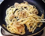 ＊材料４つで＊豚バラとえのきの麺つゆ炒め作り方12写真