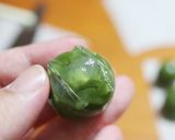 ハロウィンあんこ玉・にゃんこ玉作り方16写真