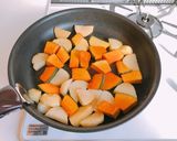 かぼちゃとじゃがいものホクホクグラタン作り方2写真