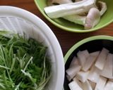 ☆水菜・長芋の和風サラダ☆作り方2写真