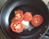 残ったカレーでトマトドリア作り方2写真