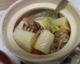 【炊飯マグ料理】鶏の水炊き+甘焼きネギ作り方8写真