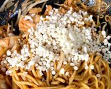 超楽々 豚キムチ焼きそば 作ります。作り方5写真