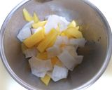 柿と大根のマヨネースサラダ♪作り方1写真