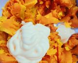 レンジで4分半☆簡単！かぼちゃのサラダ作り方5写真