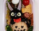 『黒猫ジジとかぼちゃ』ハロウィン弁当★作り方27写真