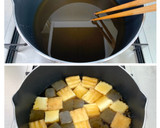 しっかり味染み＊厚揚げとこんにゃくの煮物作り方5写真