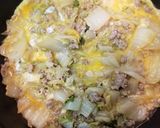 ☆白菜とひき肉の卵とじ☆作り方6写真