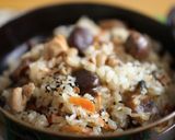 甘栗と鶏もも肉の中華混ぜごはん（もち米）作り方8写真