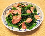 ほうれん草のベーコン炒め作り方5写真