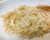 えのき茸&木耳の明太チーズ焼き作り方4写真