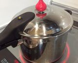 活力なべで、はごろもポポロスパを茹でる作り方2写真