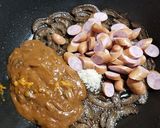 アケビの皮、ウインナーのカレー（＾＾）作り方6写真