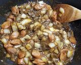 アケビの皮、ウインナーのカレー（＾＾）作り方9写真