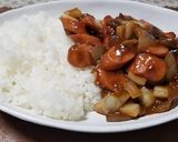 アケビの皮、ウインナーのカレー（＾＾）作り方11写真