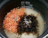 日常の非常食。干しえびと塩昆布ご飯作り方2写真
